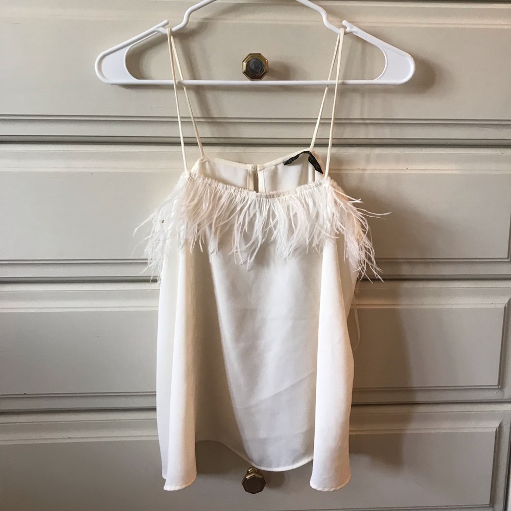 Zara white camisole